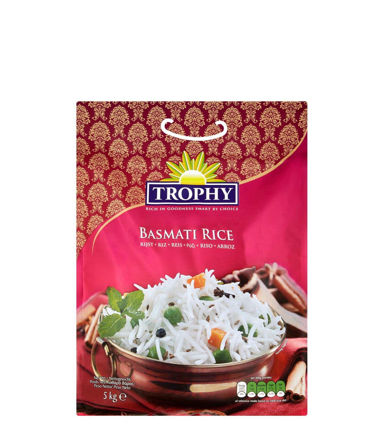 TROPHY BASMATI 5KG TROPHY BASMATI 5KG
