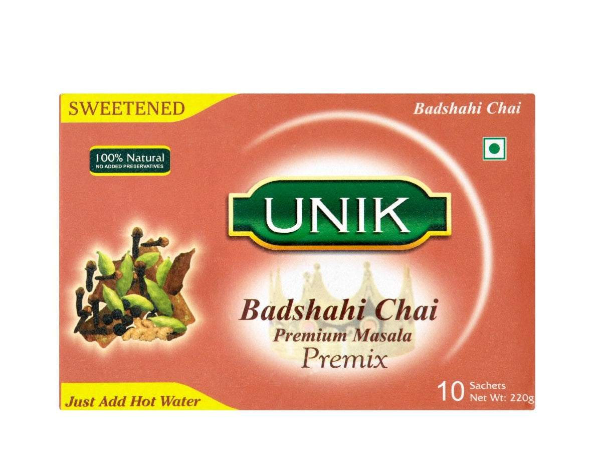 UNIK BADSHAHI CHAI PREM MASALA MIX 220G (SWEETENED)