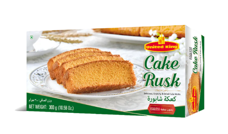 UNITED KING CAKE RUSK 300G PM£1.99