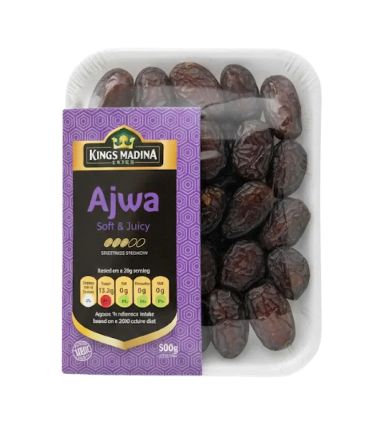 KINGS MADINA AJWA DATES 500G - Kashmir Watan Foodstores