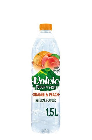 VOLVIC SUGAR FREE ORANGE PEACH 1.5L