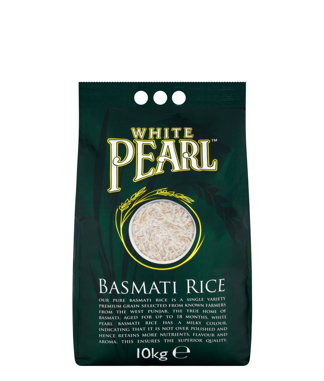 WHITE PEARL BASMATI RICE 10KG