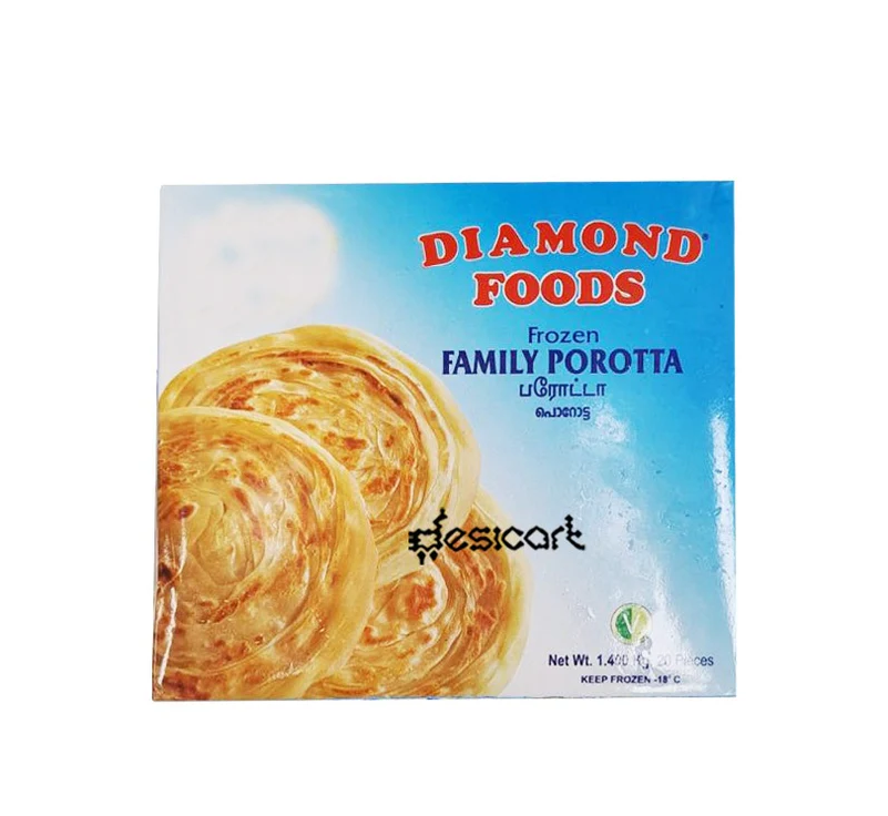 DIAMOND PLAIN FAMILY PK PARATHA 1.6KG