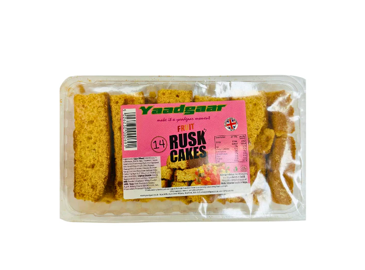 YAADGAR FRUIT CAKE 14 PIECS yaadgar fruit cake rusk 14pcs