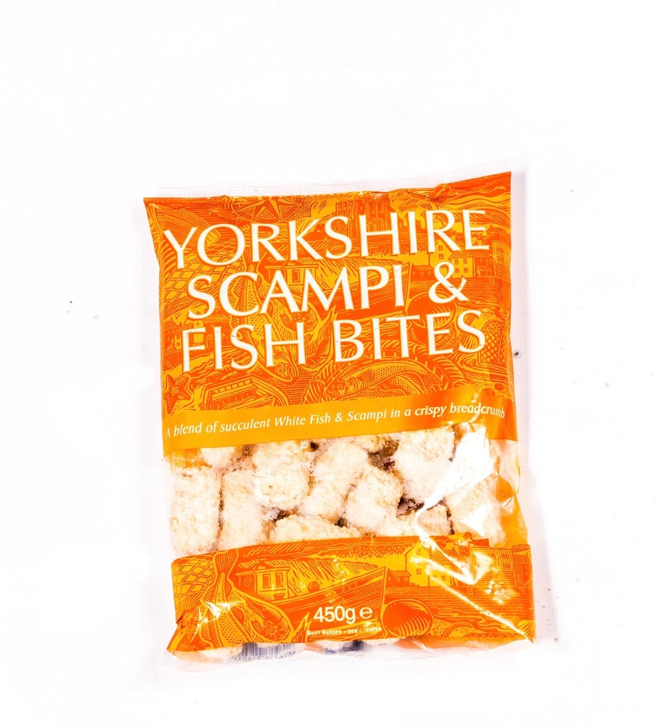 YORKSHIRE SCAMPI & FISH BITES 450G