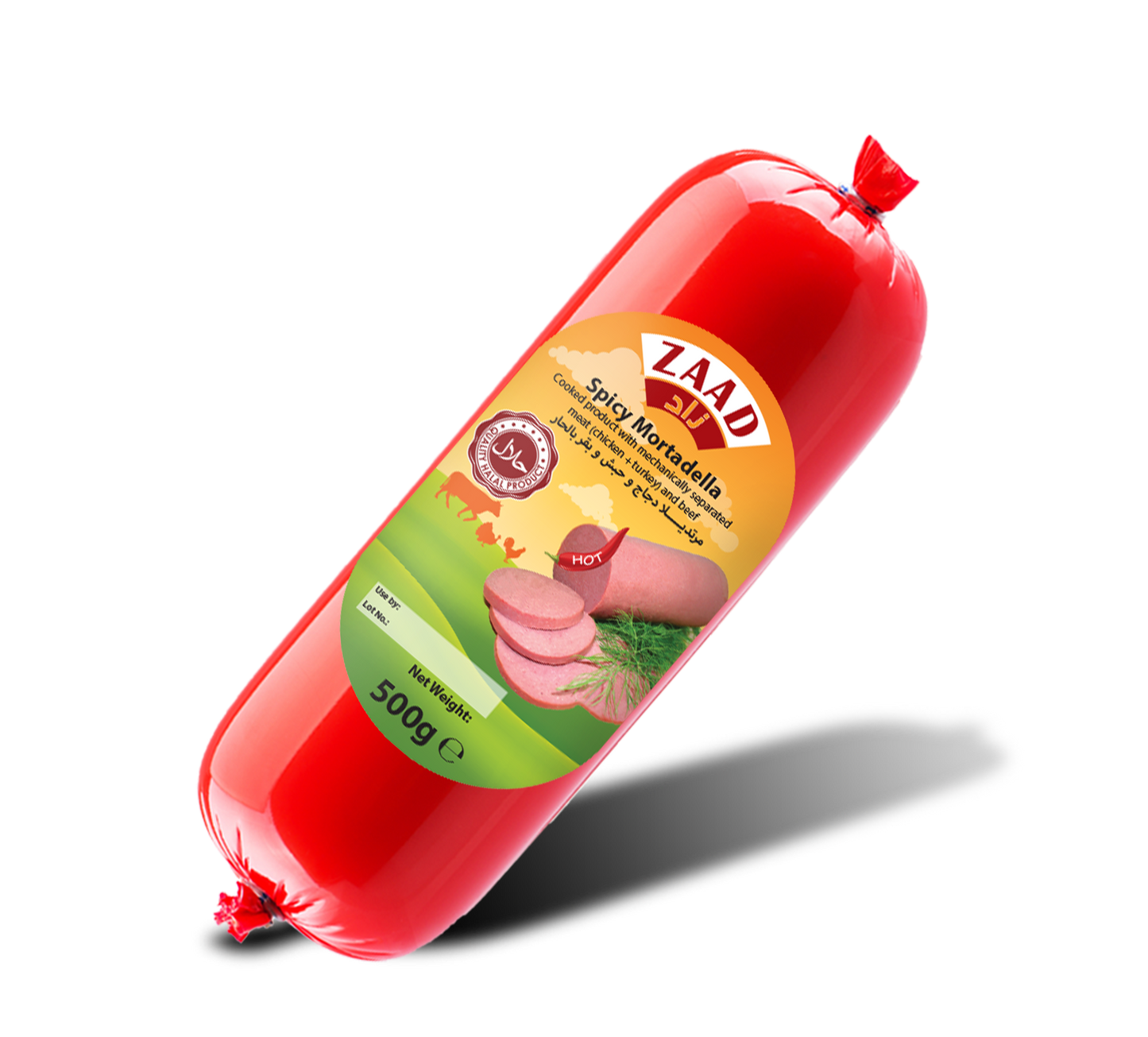 ZAAD BEEF SLAMI SPICY 500G PM£1.49