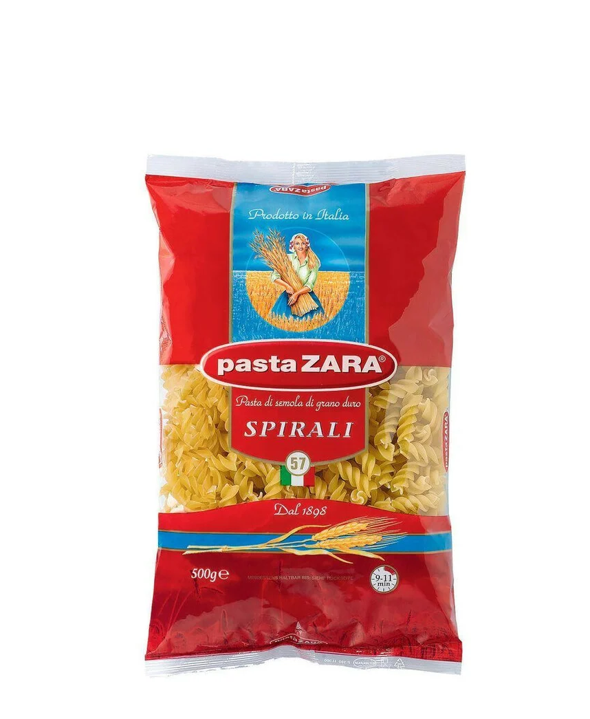 ZARA SPIRAL PASTA 500G