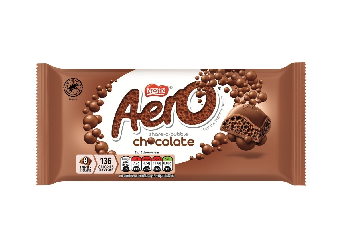 NESTLE AERO CHOCOLATE 9G PM£1.50