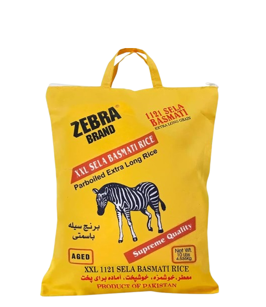 ZEBRA EXTRA LONG SELLA RICE 5KG