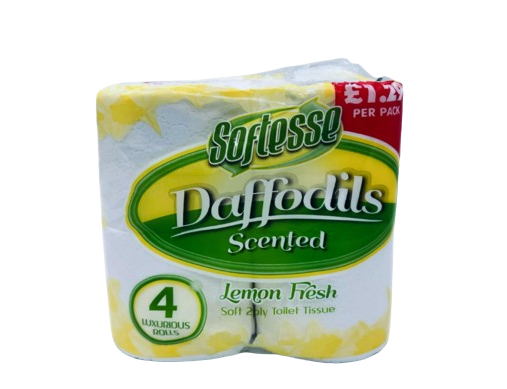 SOFTLESS DAFFODILS LEMON 4PK
