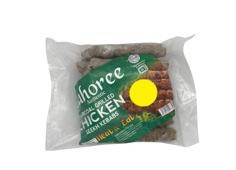 LAHOREE CHICKEN CHARCOAL GRILL SEEKH KEBABS 950G