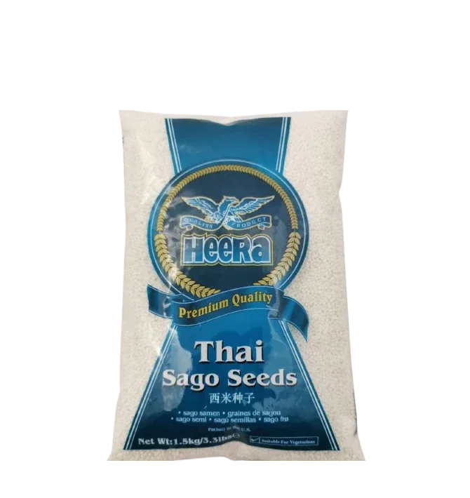 HEERA THAI SAGO SEEDS SMALL 1.5KG - Kashmir Watan Foodstores