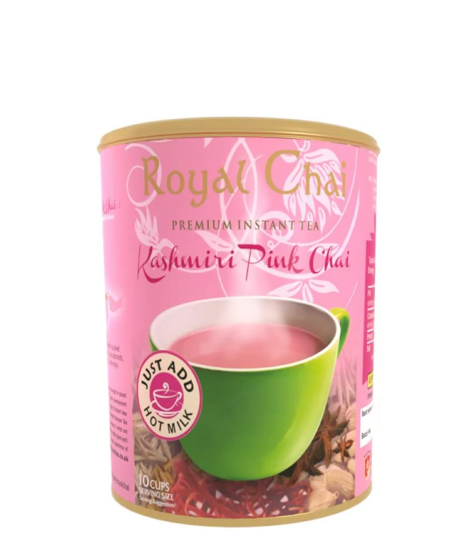 ROYAL CHAI KASHMIRI PINK SWEETENED TUB 400g