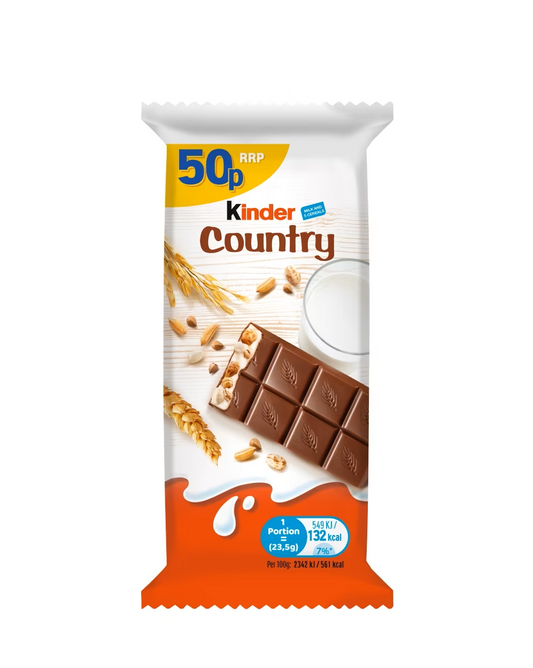 KINDER COUNTRY BAR 23.5G PM50P