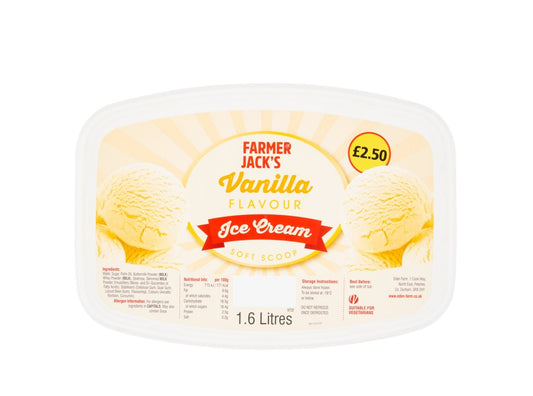 F/J VANILLA ICE CREAM 1.6LTR PM£2.50