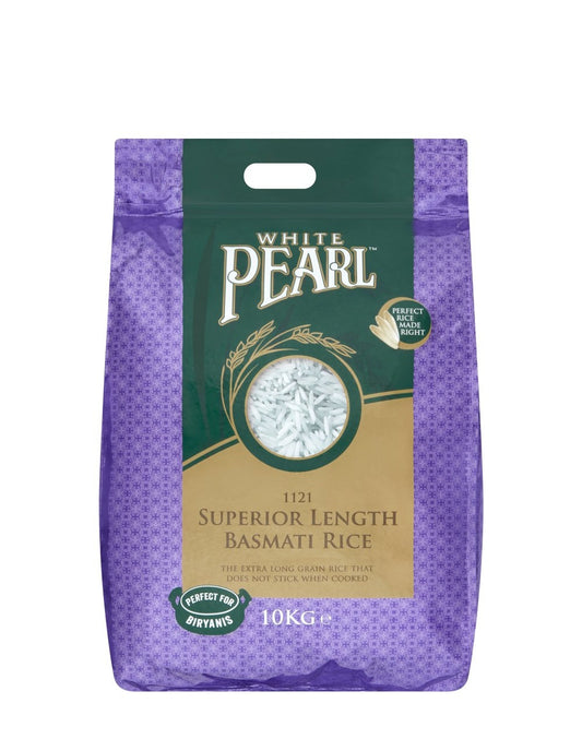 WHITE PEARL BASMATI LONG RICE 10KG