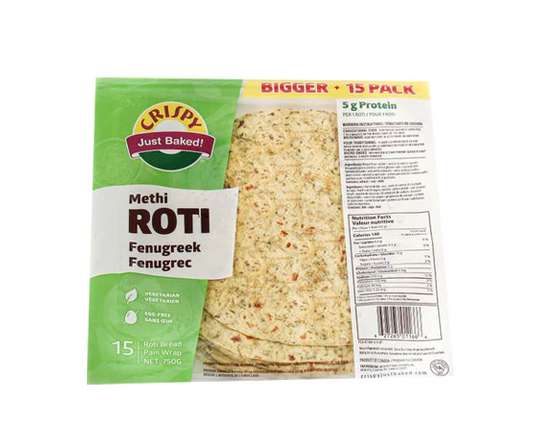 CRISPY METHI ROTI FENUGREEK 15PK