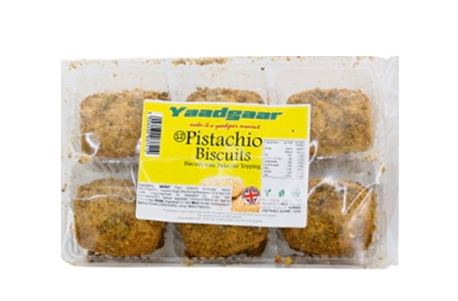 YAADGAAR PISTACHIO BISCUITS 12PCS