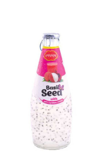 PRAN BASIL DRINK LYCHEE 290ML