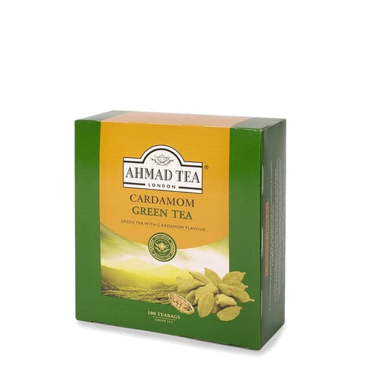 AHMED GREEN CARDMOM TEA 100 BAGS