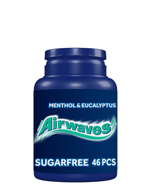 AIRWAVE CHEWING BOTTLE MENTHOL & EUCALYPTUS 46pcs