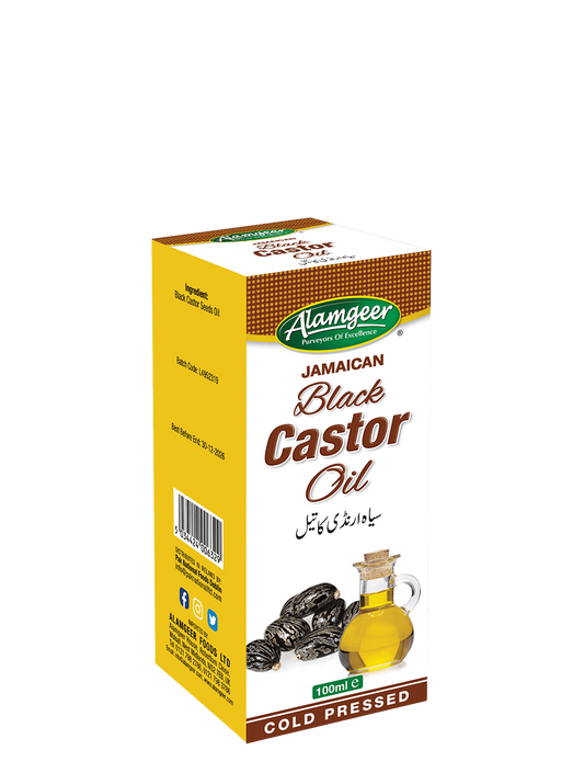 ALAMGEER BLACK CASTOR OIL 100ML