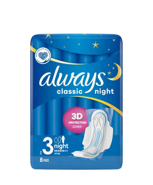 ALWAYS CLASSIC 8'S PADS NIGHT