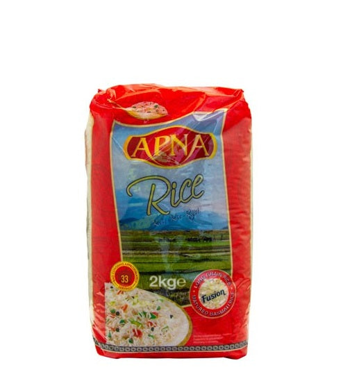 APNA LONG GRAIN RICE 2KG