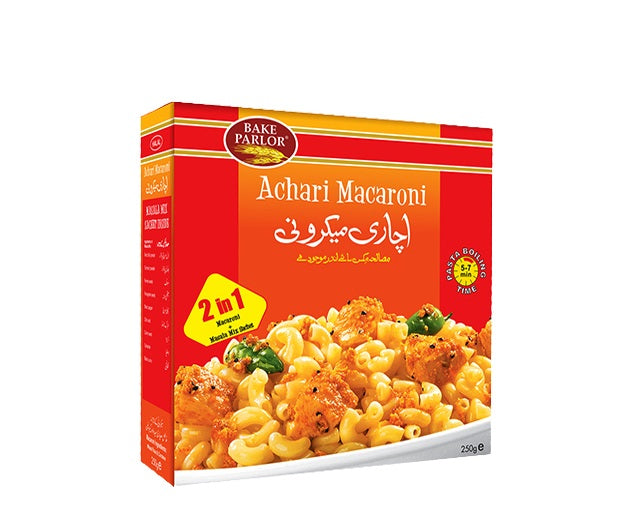 BAKE PARLOR ACHARI MACARONI 250G