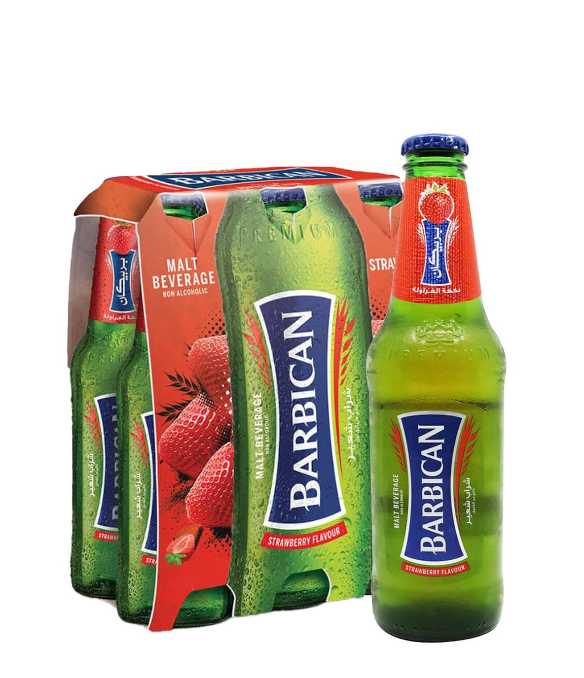 BARBICAN STRAWBERRY DRINK 6X330ML CASE
