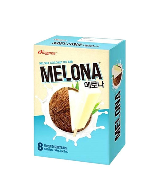 MELONA COCONUT ICE BAR 8PK (BINGGRAE)