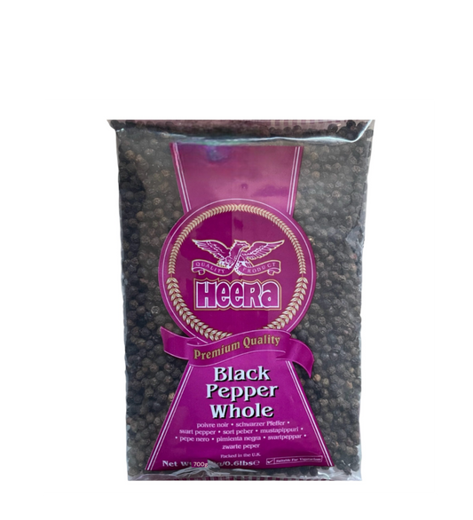 HEERA BLACK PEPPER WHOLE 700G