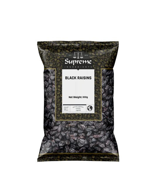 BLACK RAISINS 300G (SUPREME QUALITY)