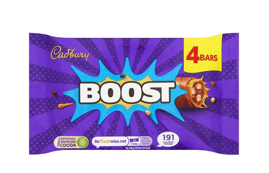 BOOST CHOCOLATE MULTIPACK 4X31.5G