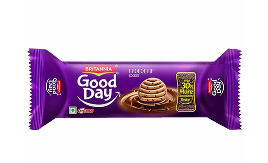 BRITANNIA G/DAY CHOCO CHIPS 120G PM75P
