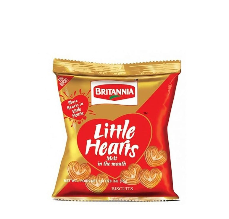 BRITANNIA LITTLE HEARTS 75G