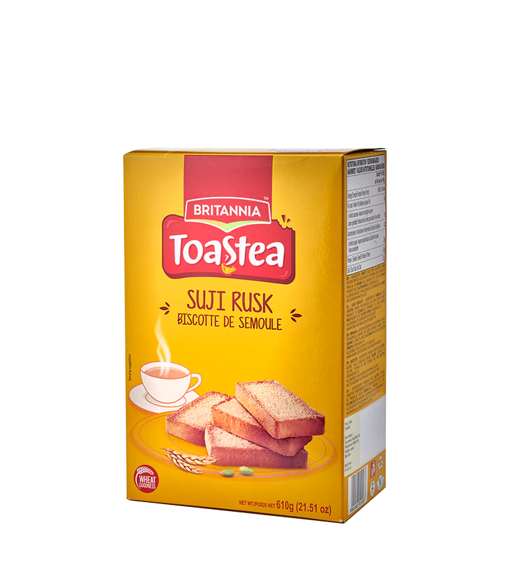 BRITANNIA SUJI WHEAT RUSK 610G