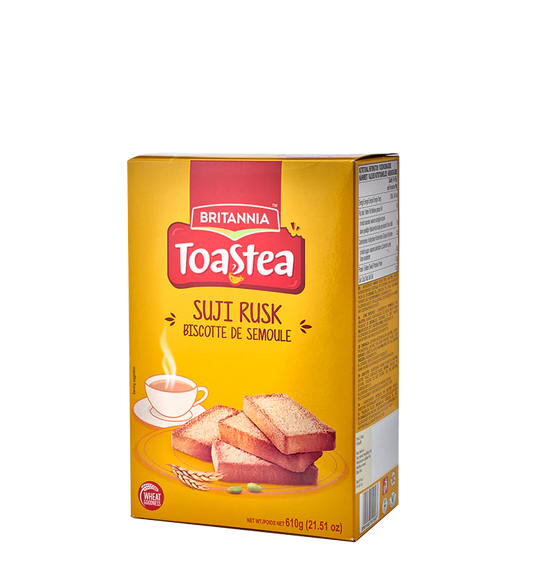BRITANNIA SUJI WHEAT RUSK 610G
