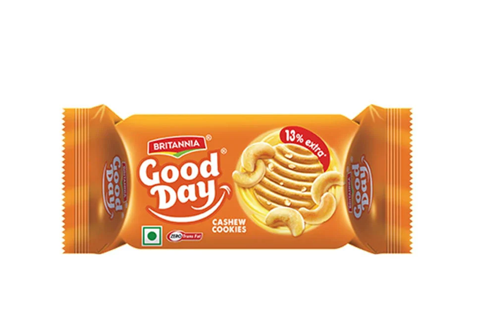 BRITANNIA GOOD DAY CASHEW COOKIES 72G