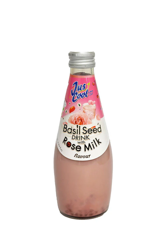 BASIL SEED ROSE MILK DRINK 290ML