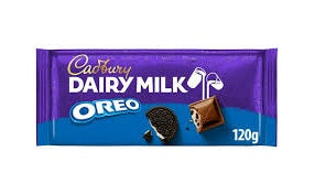 CADSBURY D/MILK OREO CHOCLATE 120G PM£1.69