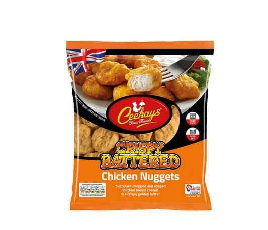 CEEKAYS CRISPY BATTERED NUGGETS HMC 600G