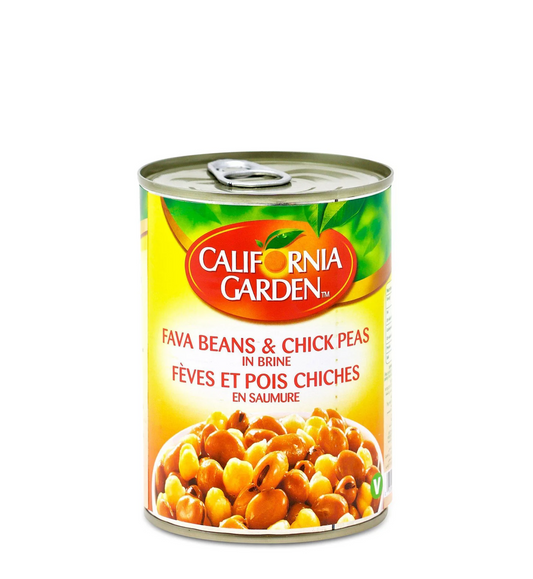 FAVA BEANS & CHICK PEAS 400G (CALIFORNIA GARDEN)
