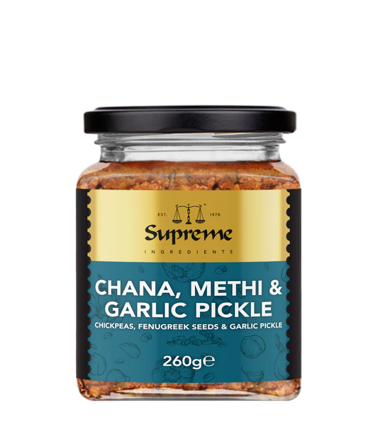 CHANA METHI GARLIC PICKLE 260G (SUPREME QUALITY)