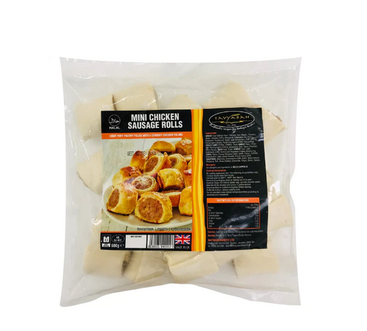 CHICKEN MINI SAUSAGES ROLL 600G (TAYYABAH)
