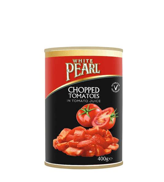 CHOPPED TOMATO 400G (WHITE PEARL)