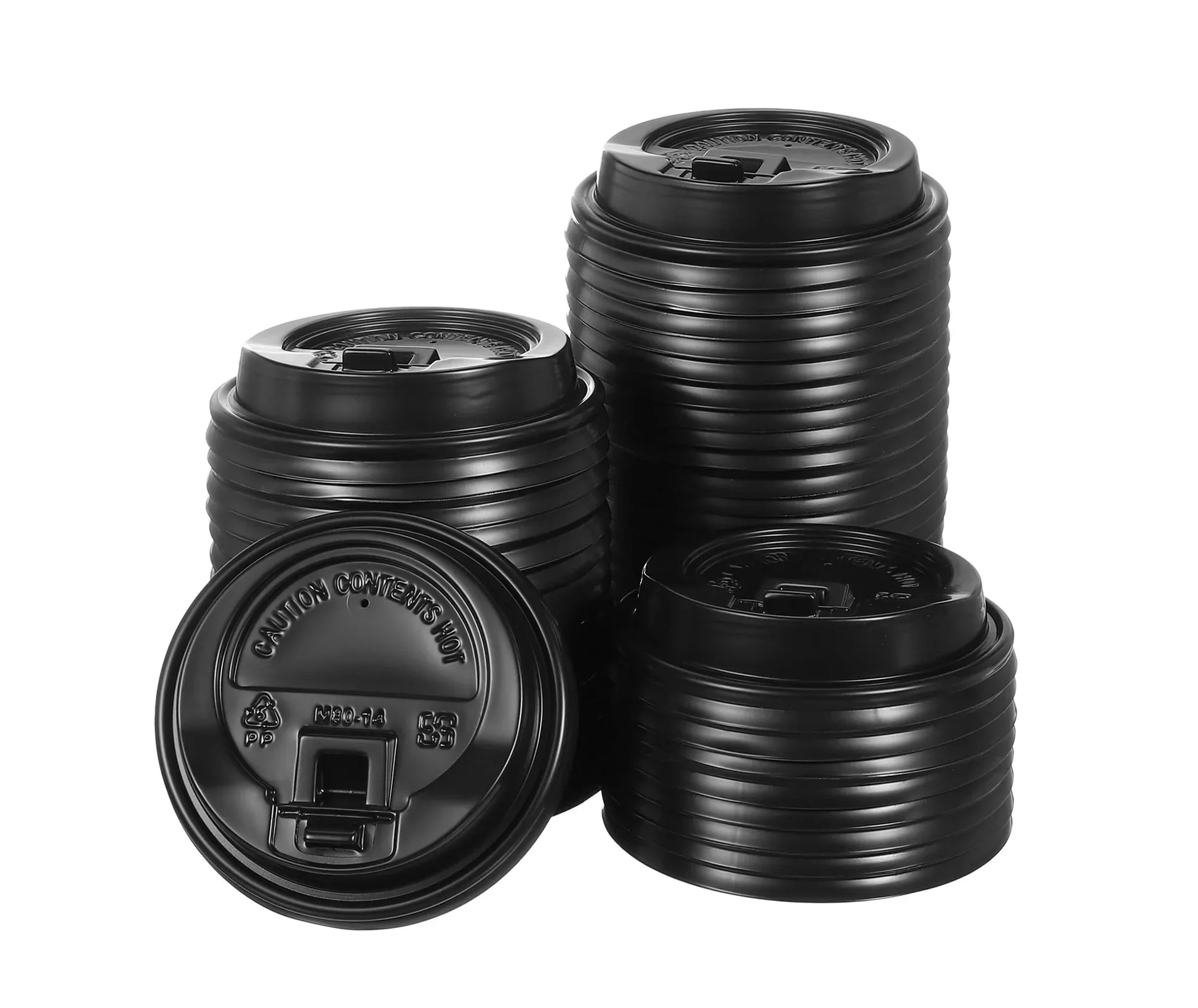 COFFEE CUP LIDS 50'S 80MM BLACK - Kashmir Watan Foodstores