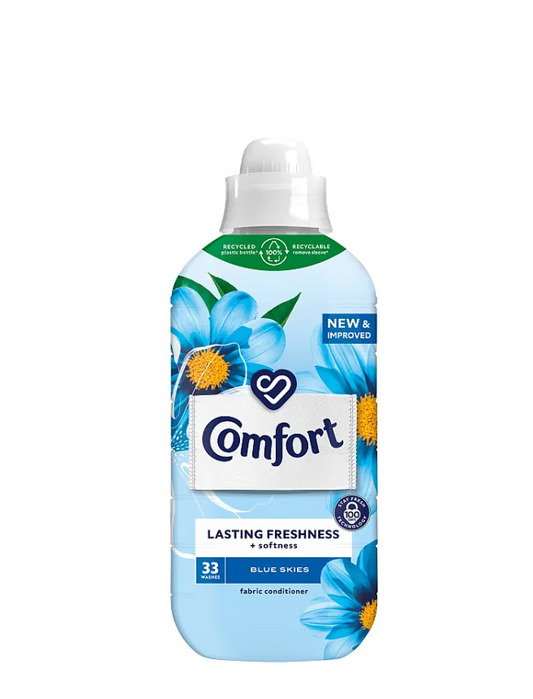 COMFORT FABRIC CONDITIONER BLUE SKIES 990ML