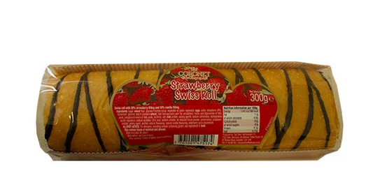 CORONET STRAW SWISS ROLLS 300G