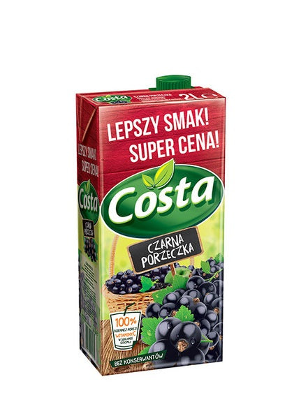 COSTA BLACKCURRANT DRINK 2Ltr